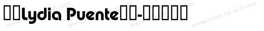 全包Lydia Puente字体字体转换